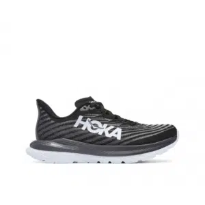 HOKA MACH 5 WIDE - נעלי ספורט גברים הוקה מאכ 5 רחבות בצבע שחור/שחור מחוספס