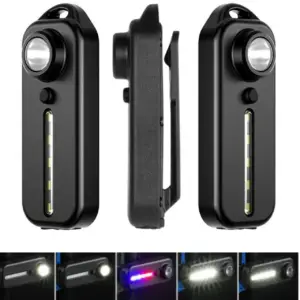 פנס LED נטען עם תאורת משטרתית